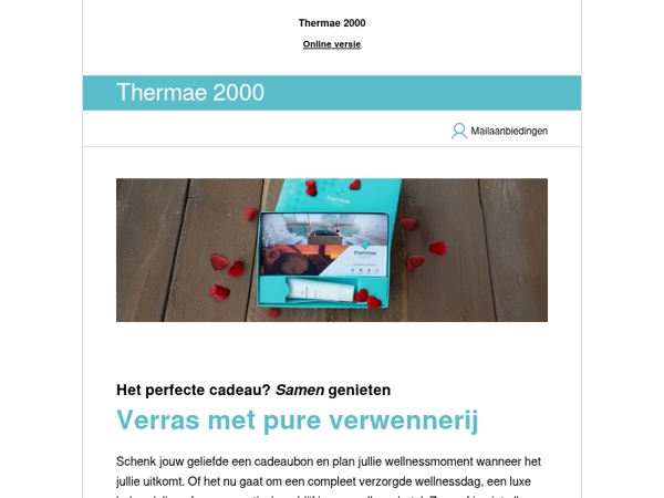 Verras je geliefde met ontspanning