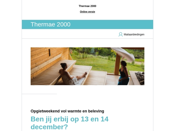 Beleef het opgietweekend op 13 en 14 december