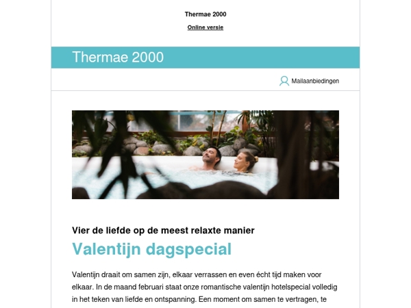 Onze valentijn specials zijn vanaf nu te boeken