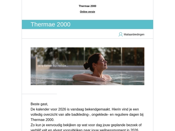 Kalender 2026 nu beschikbaar 🌿