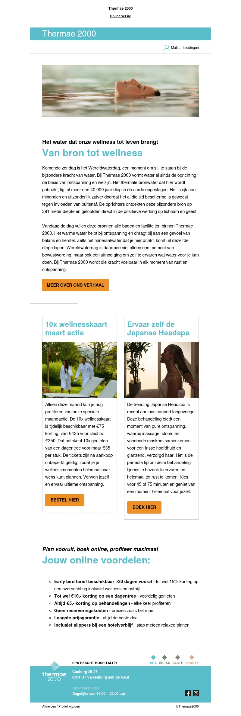 De bron van ultieme ontspanning De bron van ultieme ontspanning