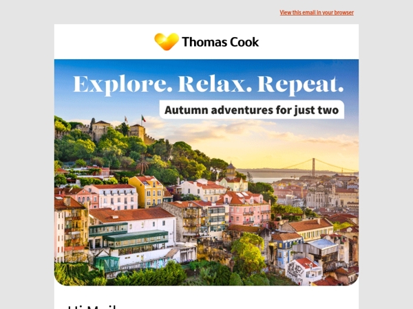 Cosy up on a city break from £219pp