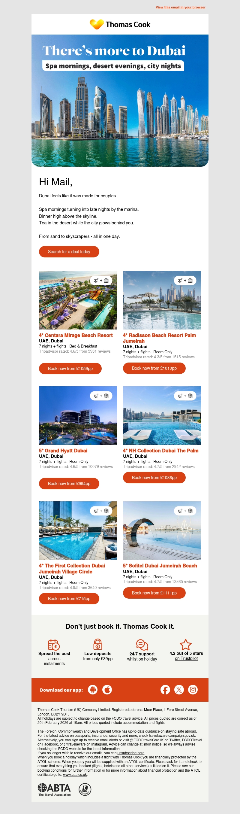 Dubai gives couples something unexpected Dubai gives couples something unexpected