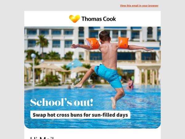 School’s out. Snap up a holiday before they’re all gone