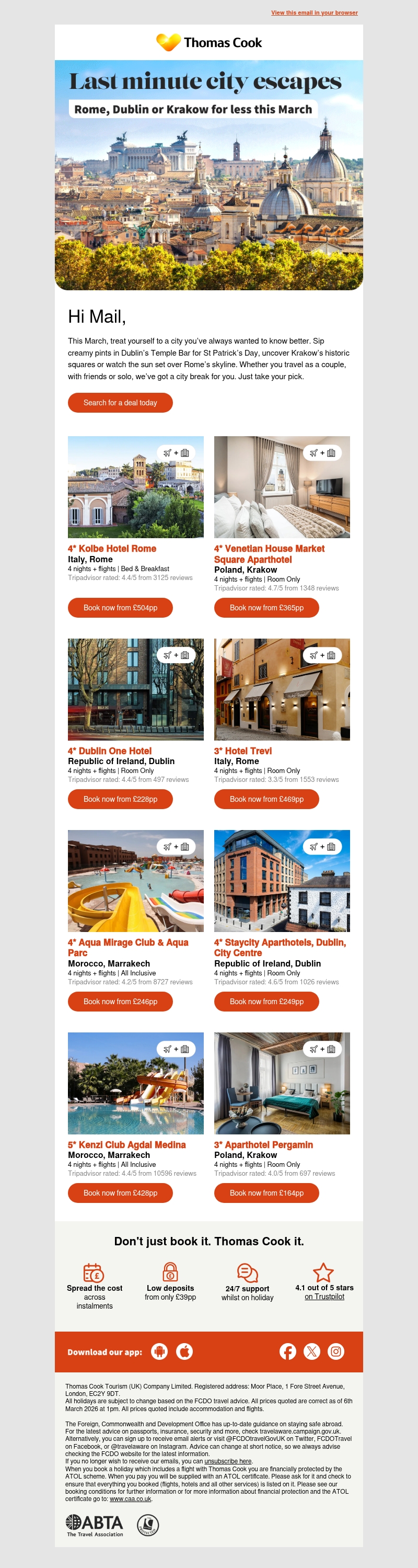 Last minute hassle-free city escape booked Last minute hassle-free city escape booked