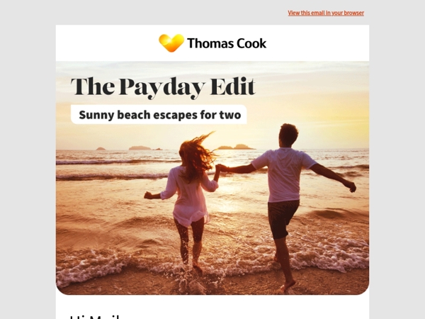 Hooray, it’s PAYDAY! 🥳 Deals from £258pp