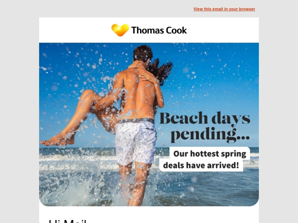 March offers to get you back to the beach