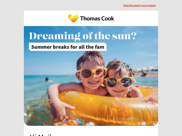 Return to the sun! ✈️ Summer holidays 2026