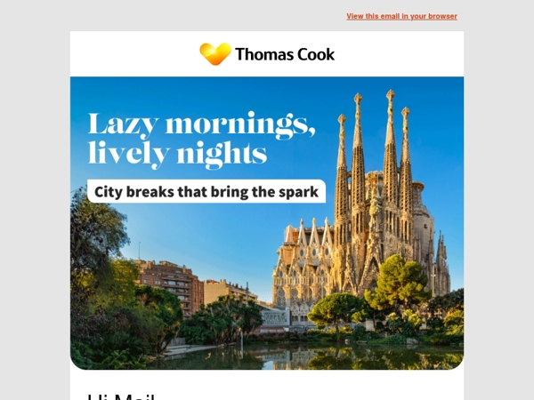 City breaks that bring the spark