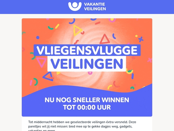 Vliegensvlugge Veilingen voor jou geselecteerd
