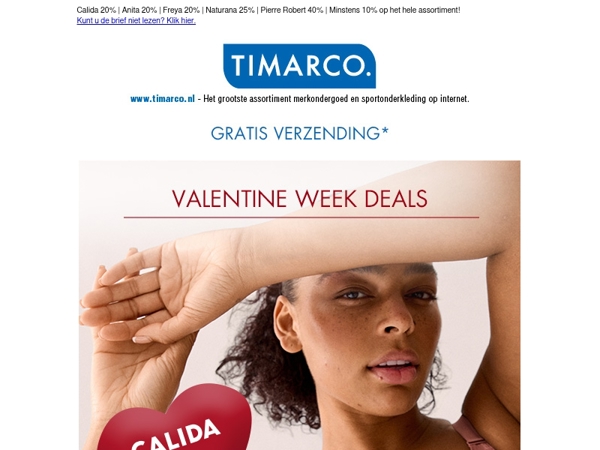 Valentine DEALS | Sloggi 20%❤️ Triumph 25%