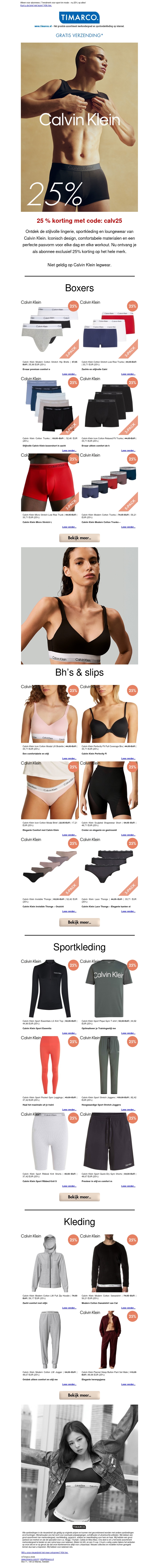 Calvin Klein 25% | Exclusieve campagne!๐ Calvin Klein 25% | Exclusieve campagne!๐