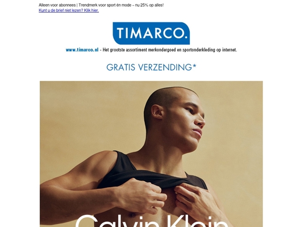 Calvin Klein 25% | Exclusieve campagne!💙