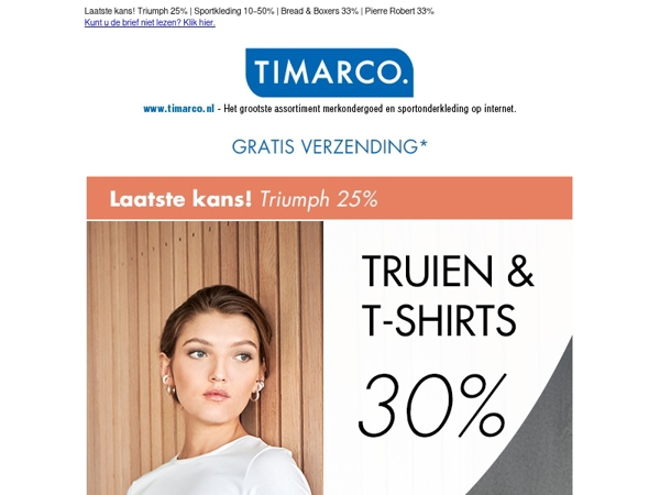 Truien & T-shirts 30%👚🧥