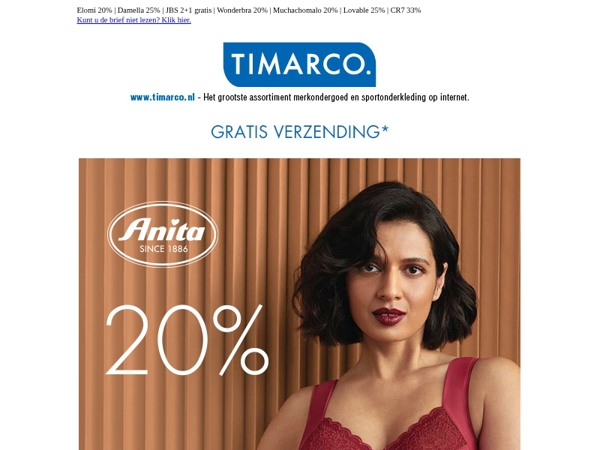 NU! Anita en Rosa Faia 20%🧡