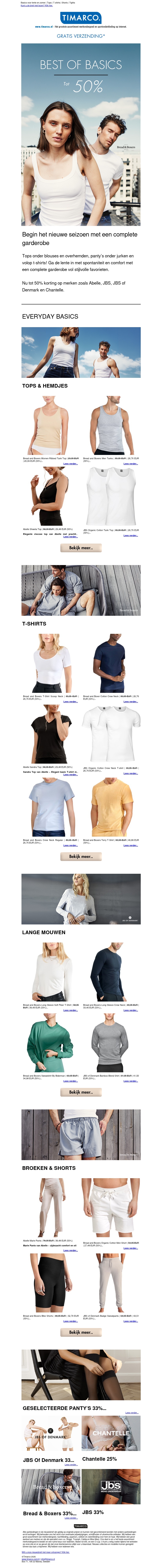 BEST OF BASICS | Tot 50% korting BEST OF BASICS | Tot 50% korting