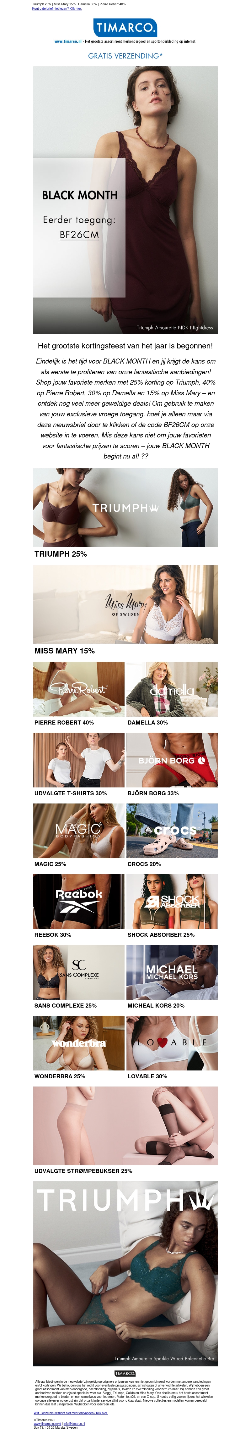 Laatste mail: Black Friday deals