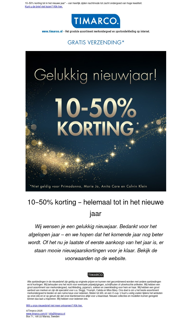 Timarco wenst je een gelukkig nieuwjaar ๐ค๐ Timarco wenst je een gelukkig nieuwjaar ๐ค๐