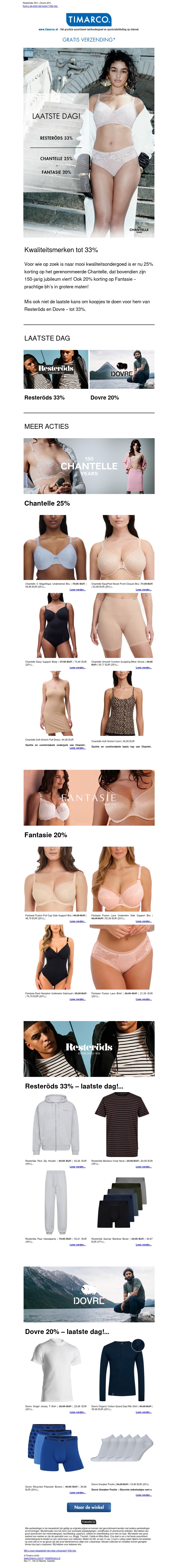 NU! Chantelle 25% | Fantasie 20% NU! Chantelle 25% | Fantasie 20%