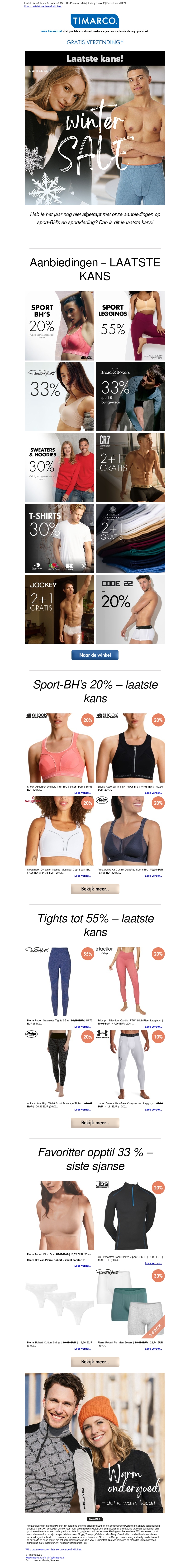 Laatste kans!🔥Winter SALE 10–55% ❄️ | Sport-BH’s 20% Laatste kans!🔥Winter SALE 10–55% ❄️ | Sport-BH’s 20%