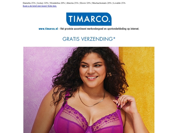 Op dit moment! Elomi 20%