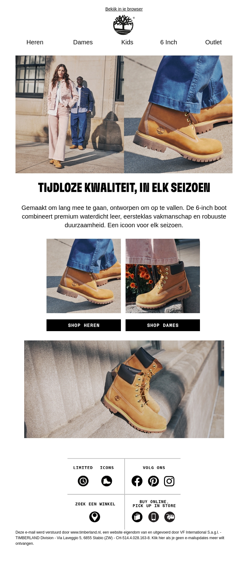 De 6-inch boot: een echt origineel De 6-inch boot: een echt origineel