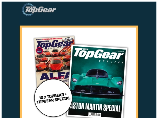 Tijdelijk: 12 x TopGear + gratis Aston Martin Special
