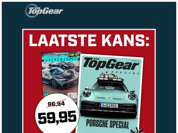 Laatste kans: TopGear + Porsche Special