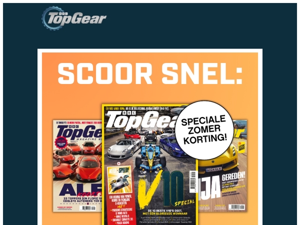 3 nummers TopGear voor 15 euro
