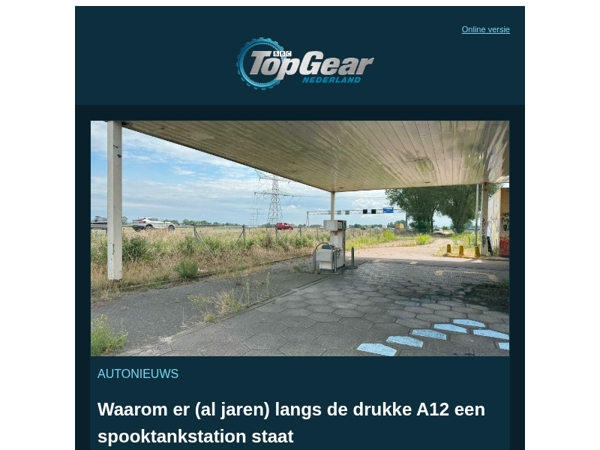 Waarom er (al jaren) langs de drukke A12 een spooktankstation staat