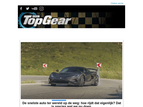 Hoe rijdt de snelste auto ter wereld op de openbare weg?