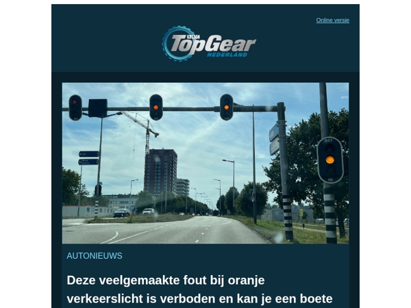 Deze veelgemaakte fout bij oranje verkeerslicht is verboden en kan je een boete opleveren