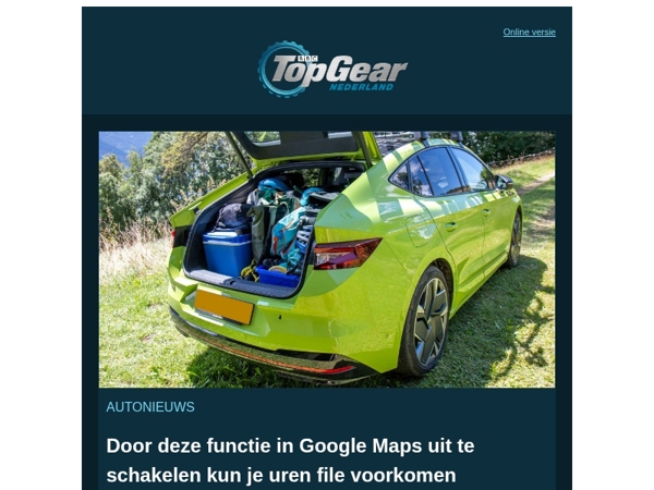 Door deze functie in Google Maps uit te schakelen kun je uren file voorkomen