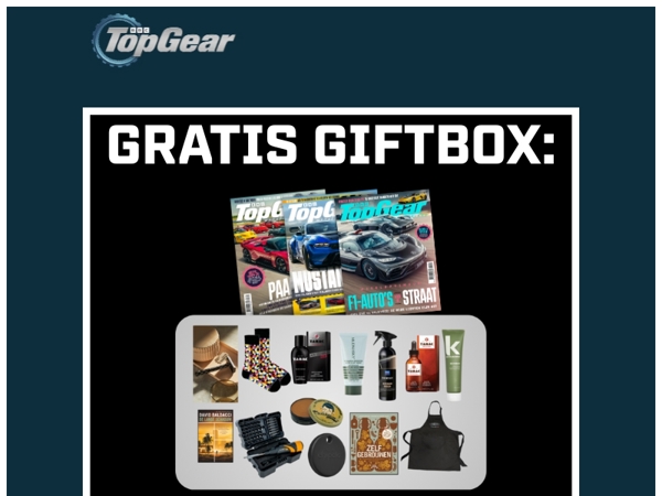 ⏳ Bijna weg: TopGear + Giftbox deal