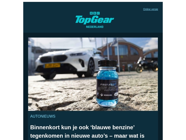 Wat is blauwe benzine en waar ga je het tegenkomen?