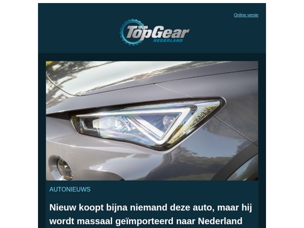 Nieuw koopt bijna niemand deze auto, maar hij wordt massaal geïmporteerd naar Nederland