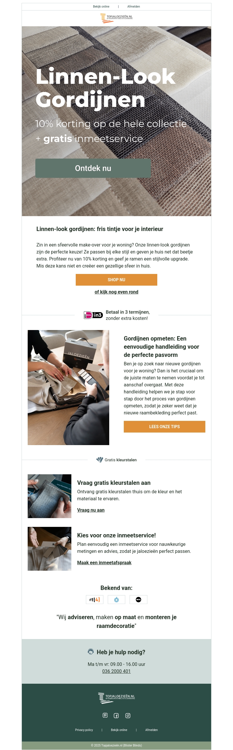 Ontdek de charme van linnen-look gordijnen Ontdek de charme van linnen-look gordijnen