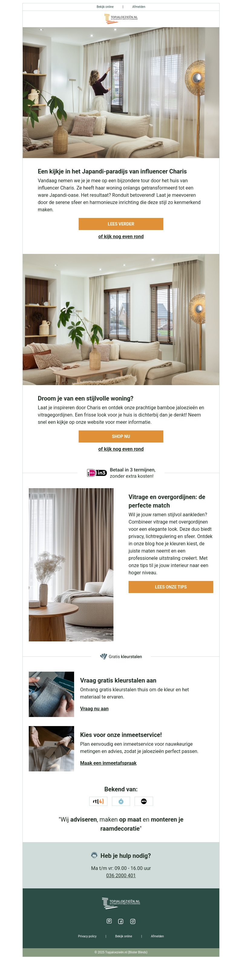 Less is more! Neem een kijkje bij Charis Less is more! Neem een kijkje bij Charis