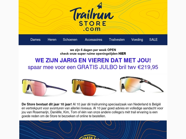 We zijn JARIG en vieren dat met jou en een nieuwe spaaractie!