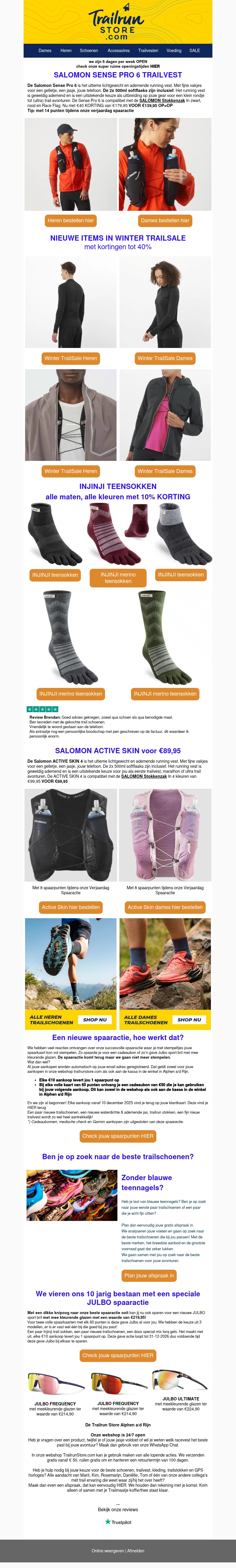 WINTER TRAILSALE tot 40% KORTING nieuwe items toegevoegd WINTER TRAILSALE tot 40% KORTING nieuwe items toegevoegd