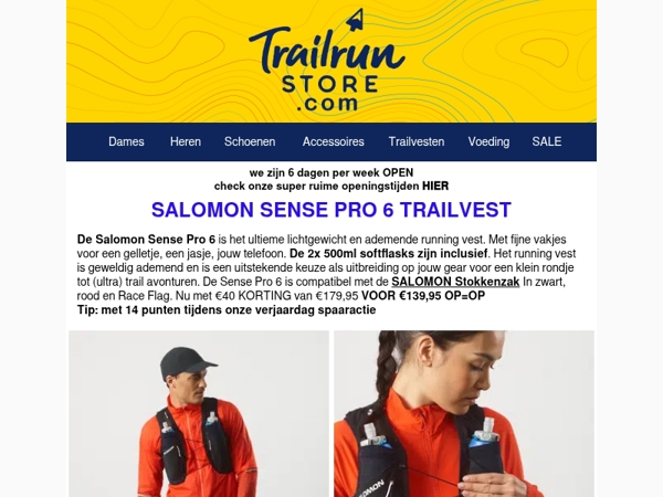 WINTER TRAILSALE tot 40% KORTING nieuwe items toegevoegd