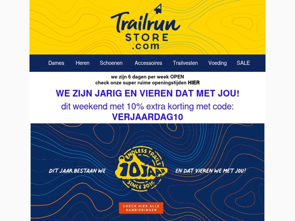 WINTER TRAILSALE tot 40% KORTING GARMIN, SALOMON, HOKA