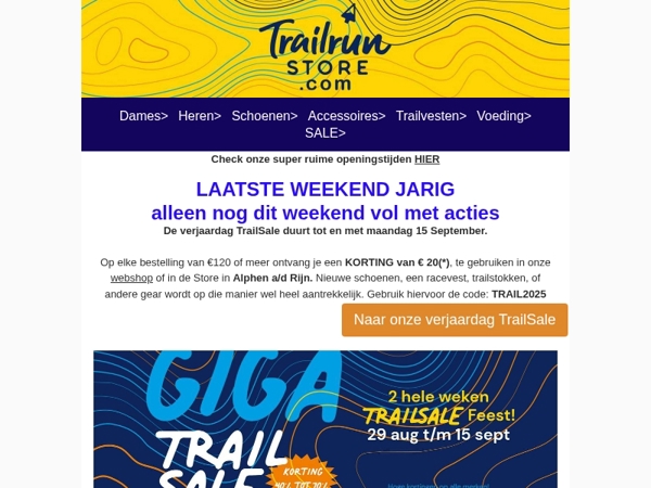 LAATSTE WEEKEND JARIG nog dit weekend vol met acties