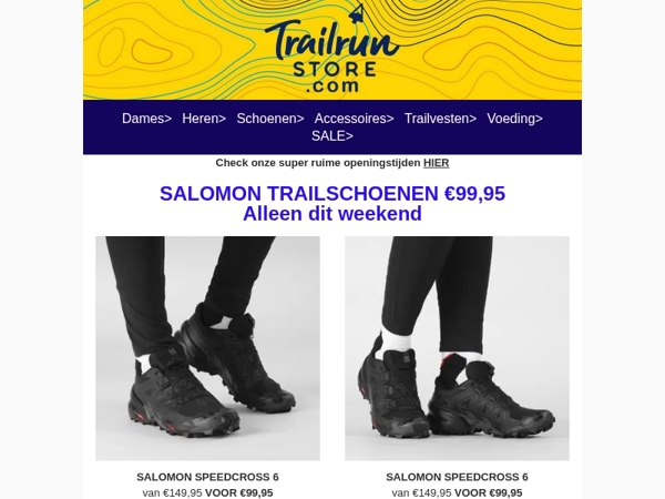 SALOMON trailschoenen TrailSale €99,95