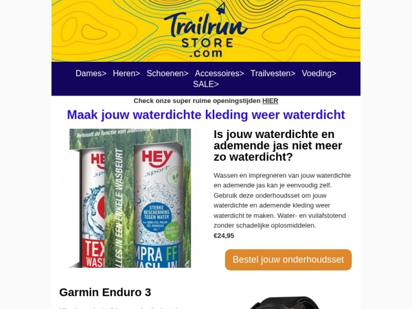 Nog dit weekend ULTRA TRAILSALE tot 40% korting