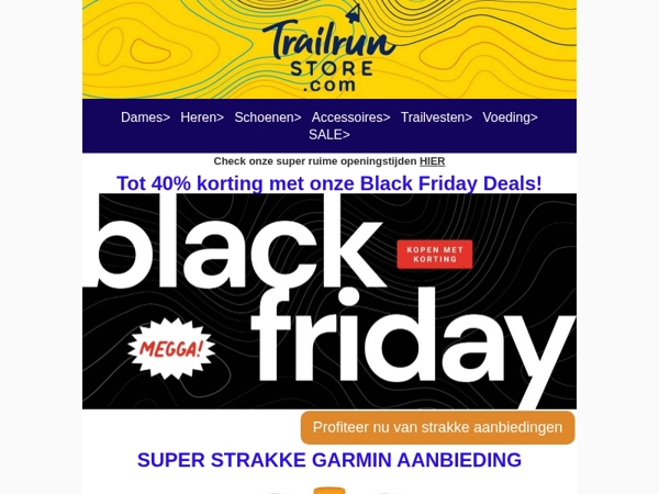 TOT 40% KORTING met onze Black Friday Deals!
