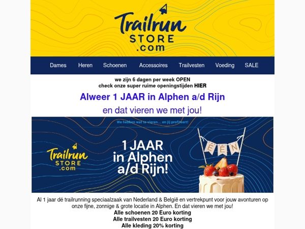 ALWEER 1 JAAR IN ALPHEN dat vieren we met jou!