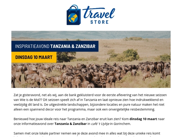 Kom alles te weten over Tanzania & Zanzibar