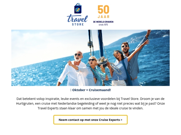 Oktober is Cruisemaand: ontdek jouw ideale cruise