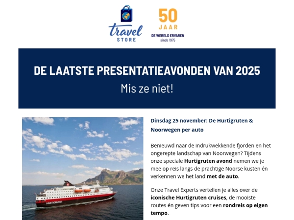 Kom jij binnenkort naar onze presentatieavonden?